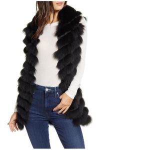 100% Genuine Fox Fur Vest
